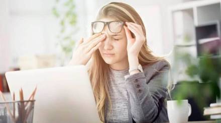 Excessive use of laptops and mobiles can cause eye strain Take care this way
