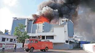 Fire in PNP Theatre in Alibaug