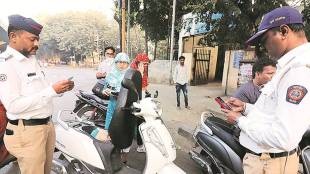 Strict action against helmetless bikers and pillion riders