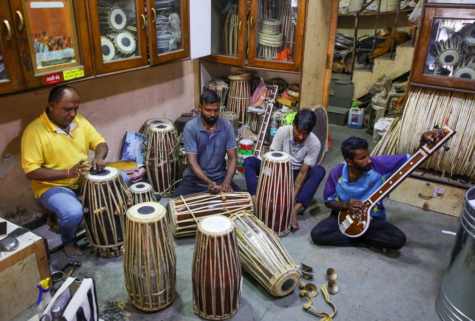 tal mrudung repairing before pandharpur wari