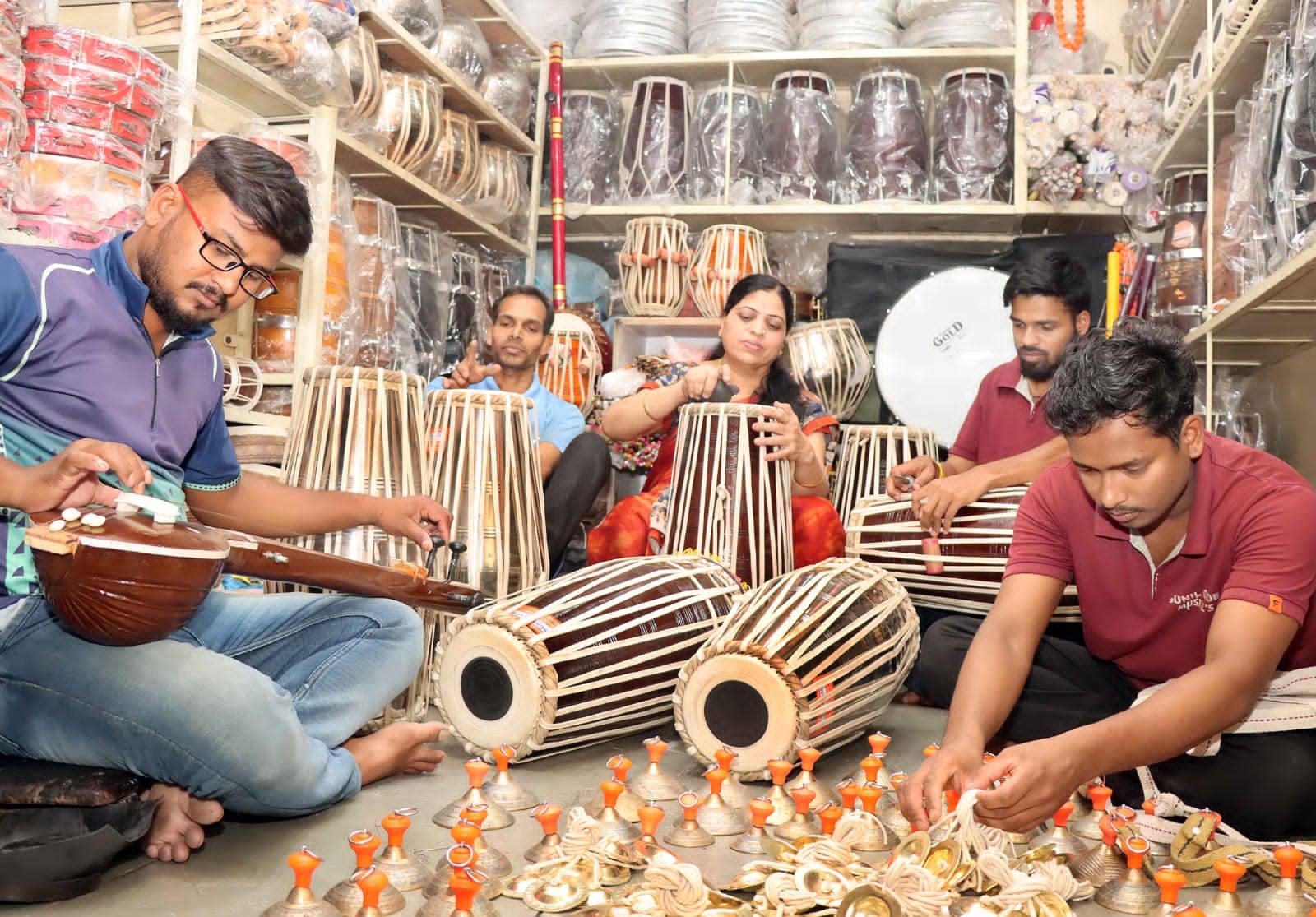 tal mrudung repairing before pandharpur wari