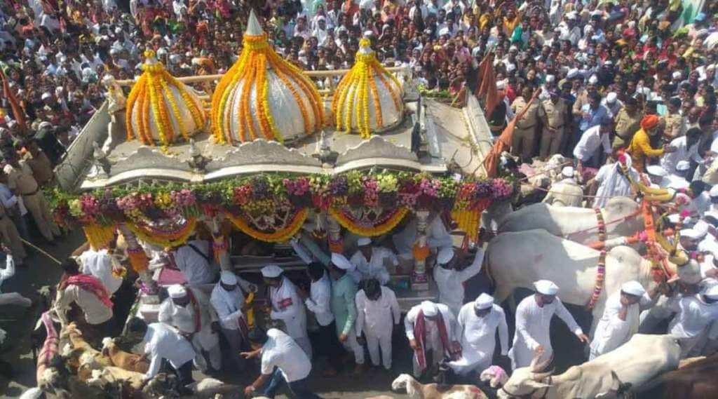 Sant Dnyaneshwar Maharaj Palkhi in katewadi