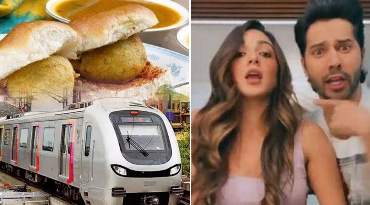 kiara advani metro vada pav, kiara advani varun dhawan mumbai metro