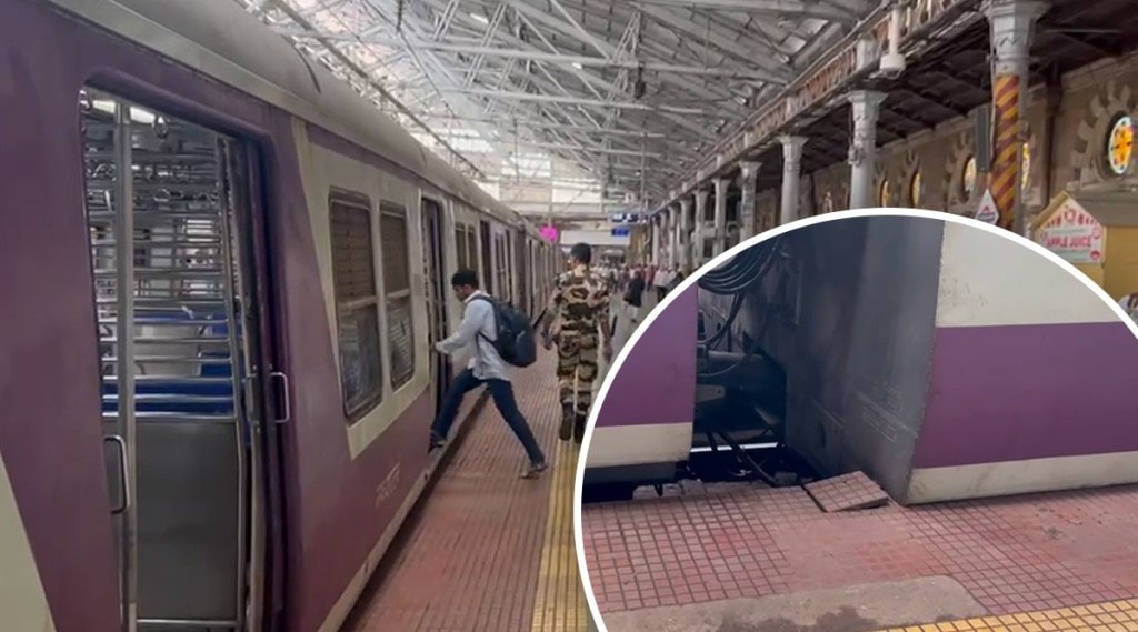 one coach of local train derailed at CSMT railway station, harbor services disturbed