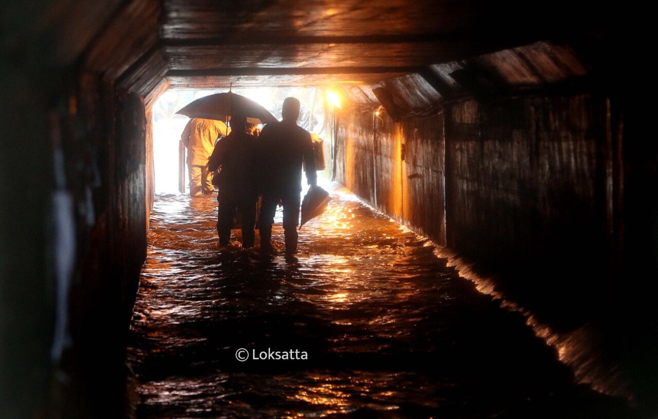 Mumbai Heavy Rainfall Waterlogged