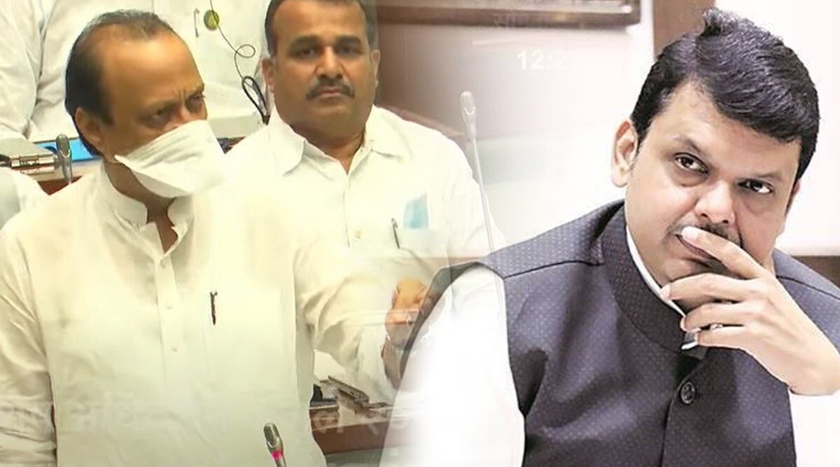 Ajit Pawar and Fadnvis