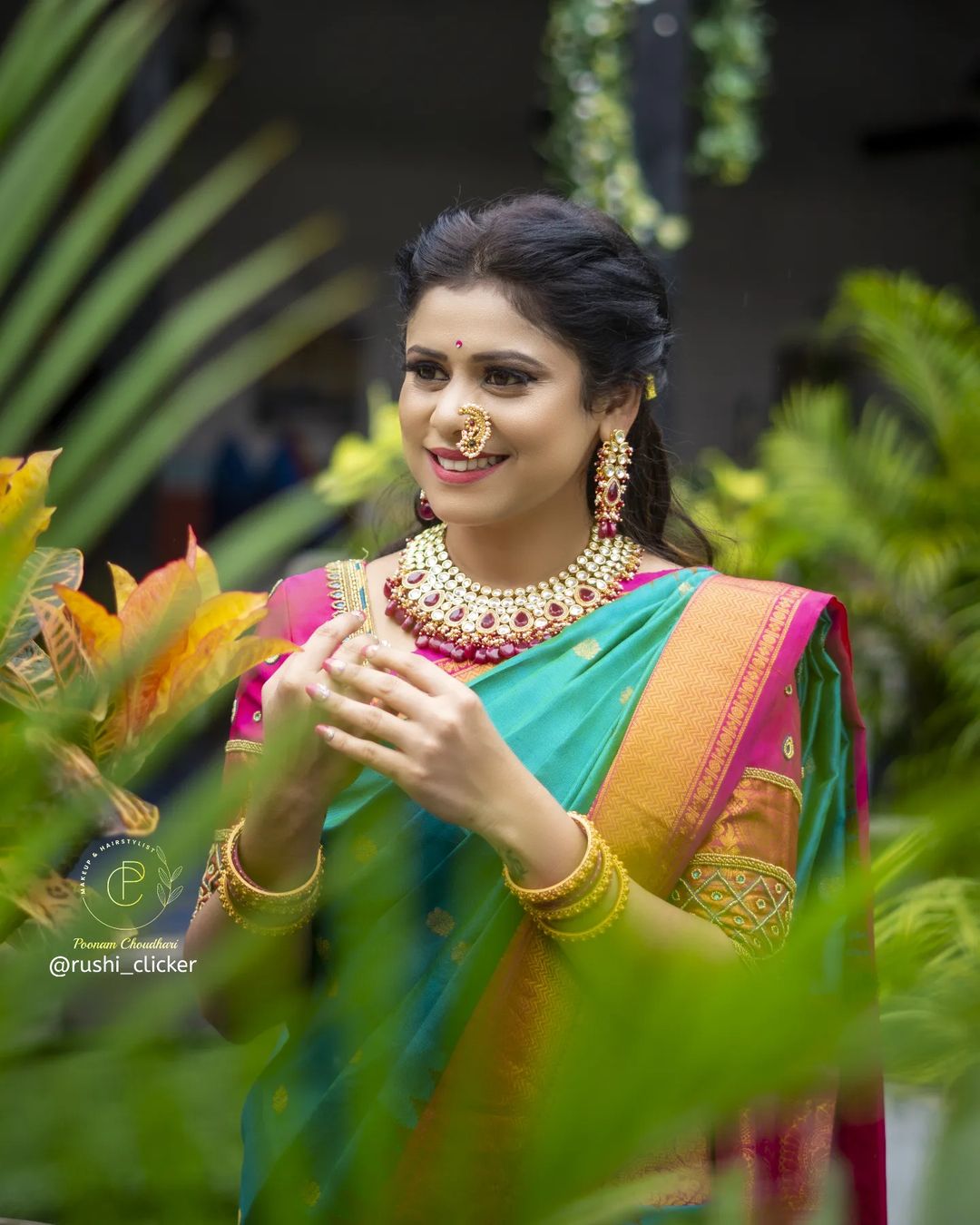Ashvini Mahangade Saree Look Photos