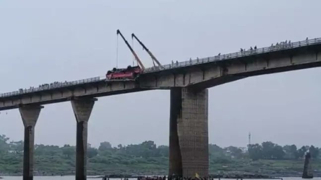 12 dead as Maharashtra Roadways bus falls off bridge in MP Dhar