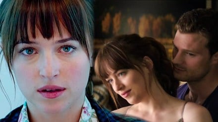 Dakota Johnson 50 Shades Of Grey intimate scene