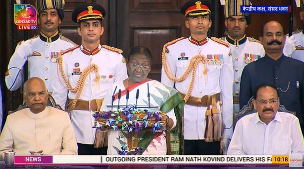 President Droupadi Murmu Address Nation after taking oath