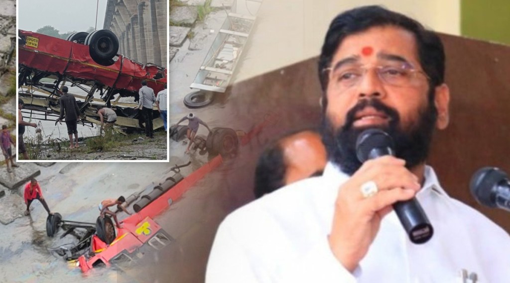 Eknath Shinde Bus Accident