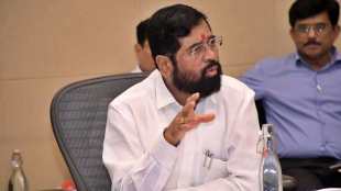 Eknath Shinde in Cabinet meeting