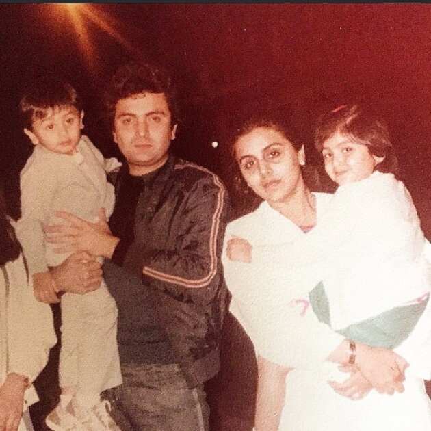 Birthday Special neetu kapoor rishi kapoor ranbir family photos