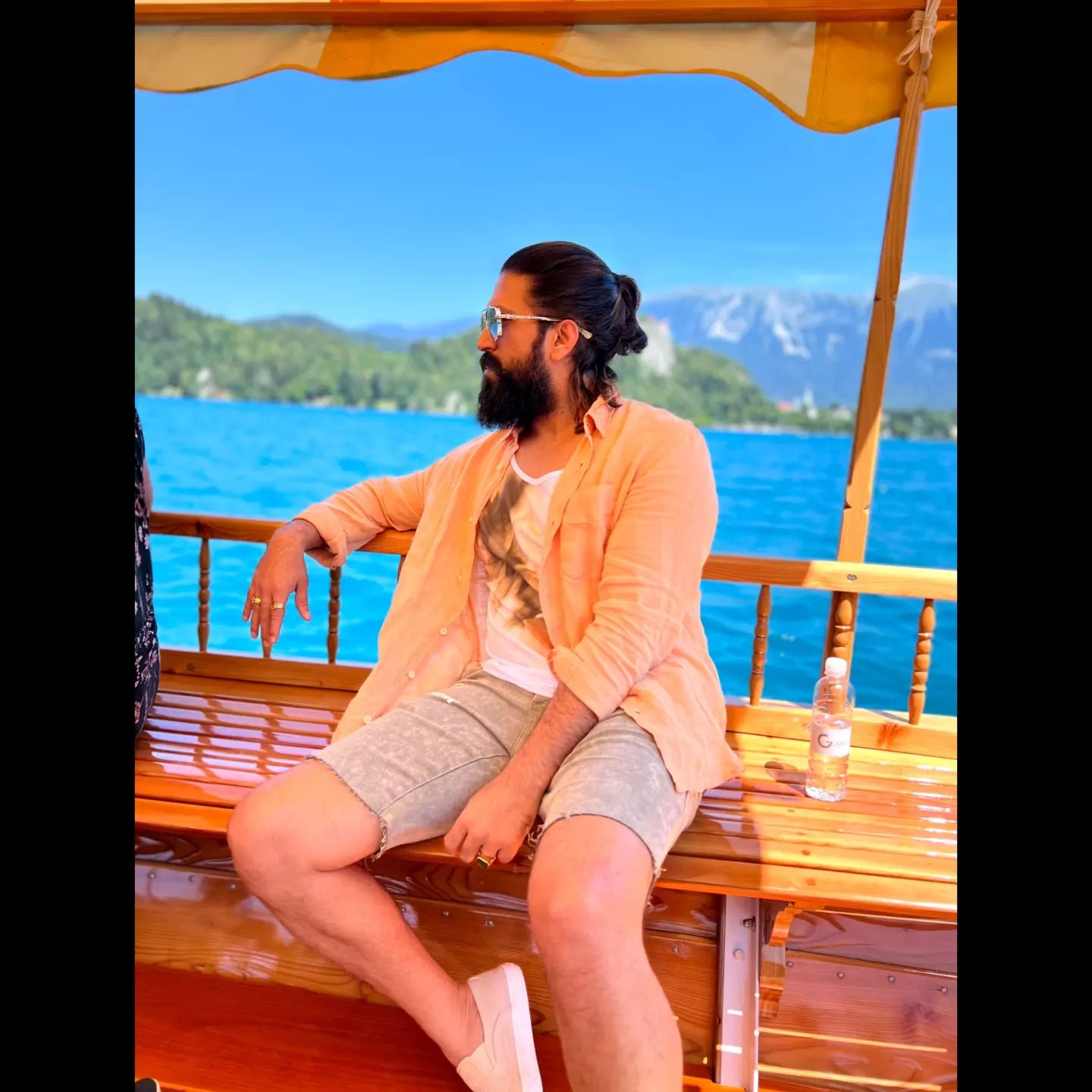 KGF star yash enjoying vacation with wife photos