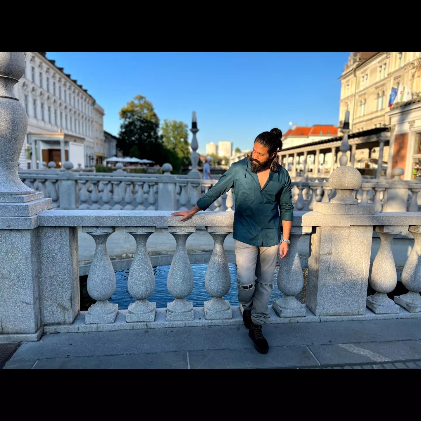 KGF star yash enjoying vacation with wife photos