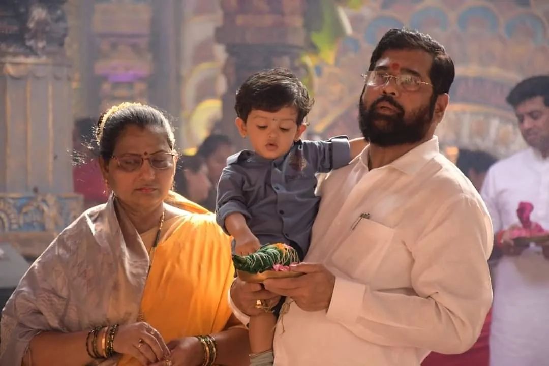 Maharashtra cm eknath shinde wife lata shinde photos