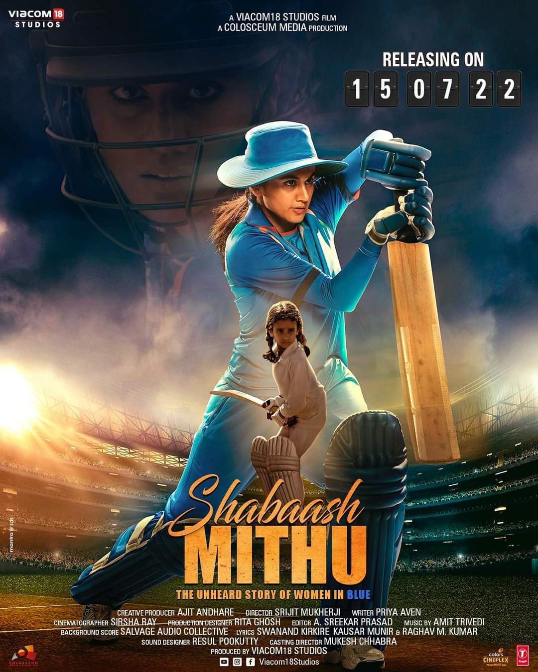 Marathi actress titeeksha tawade in shabaash mithu movie 