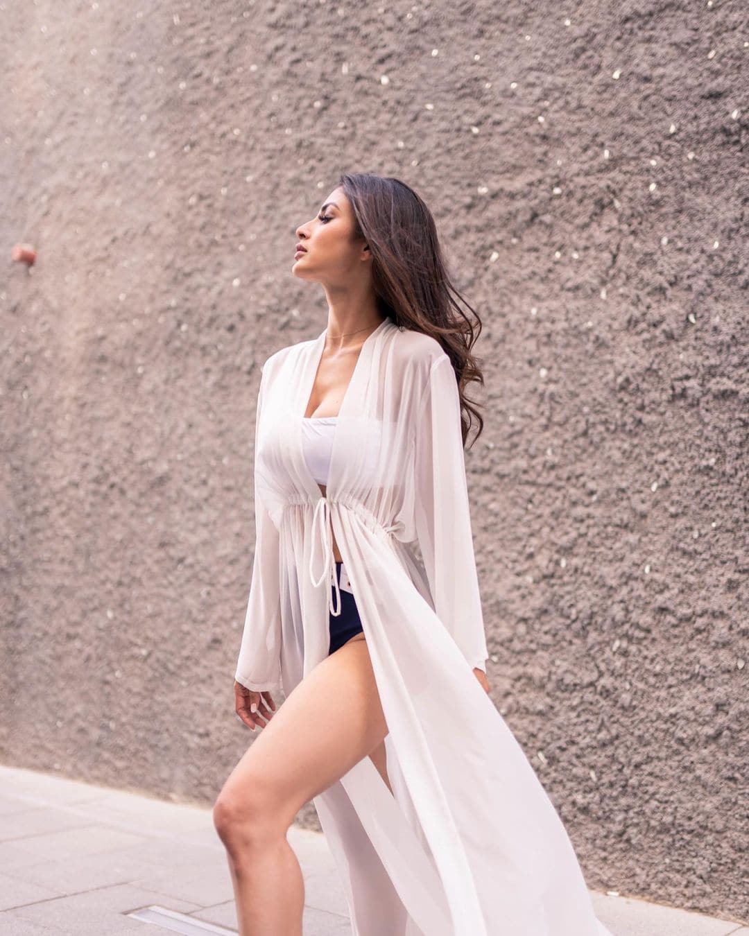 bollywood actress mouni roy bikini look