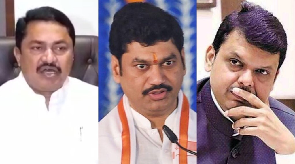 Nana Patole Dhananjay Munde Devendra Fadnavis