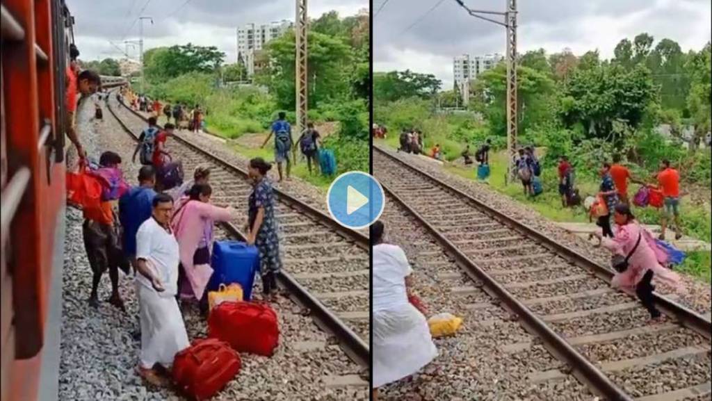 Railway-Track -Crossing-Viral-Video