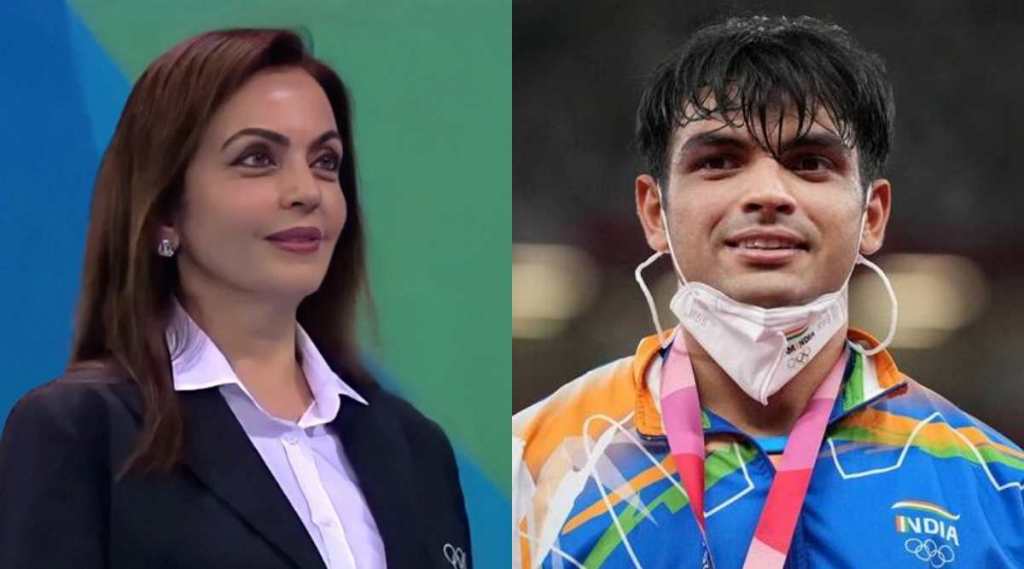 Nita Ambani Neeraj Chopra