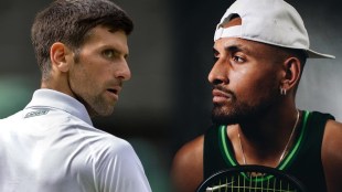 Novak Djokovic and Nick Kyrgios