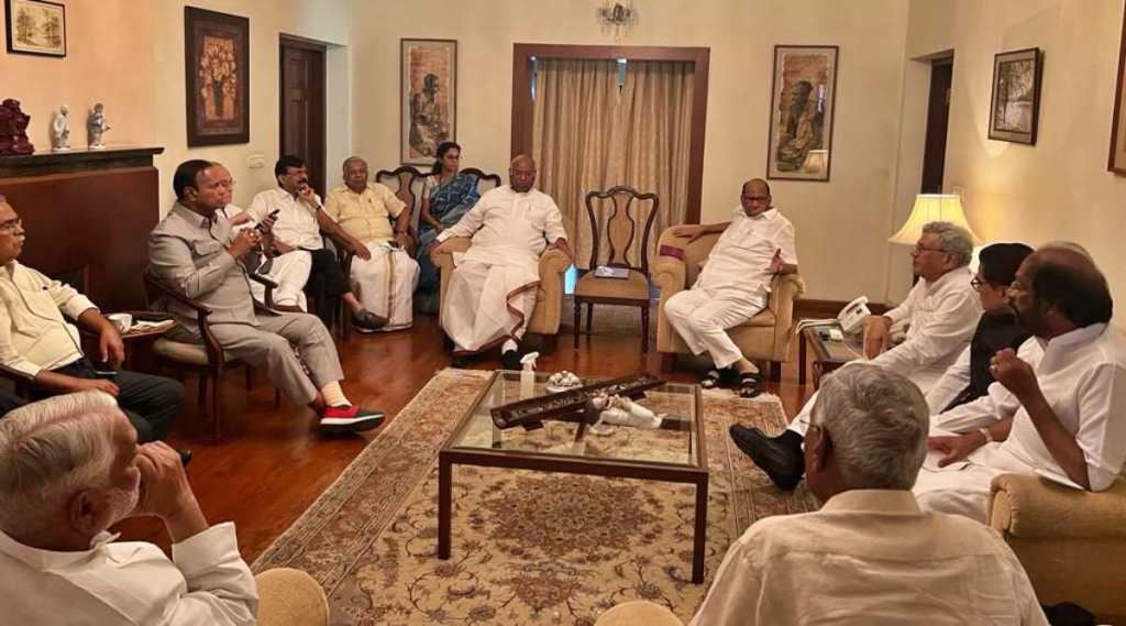 Opposition meeting at Sharad Pawar house in Delhi over presidential election in India