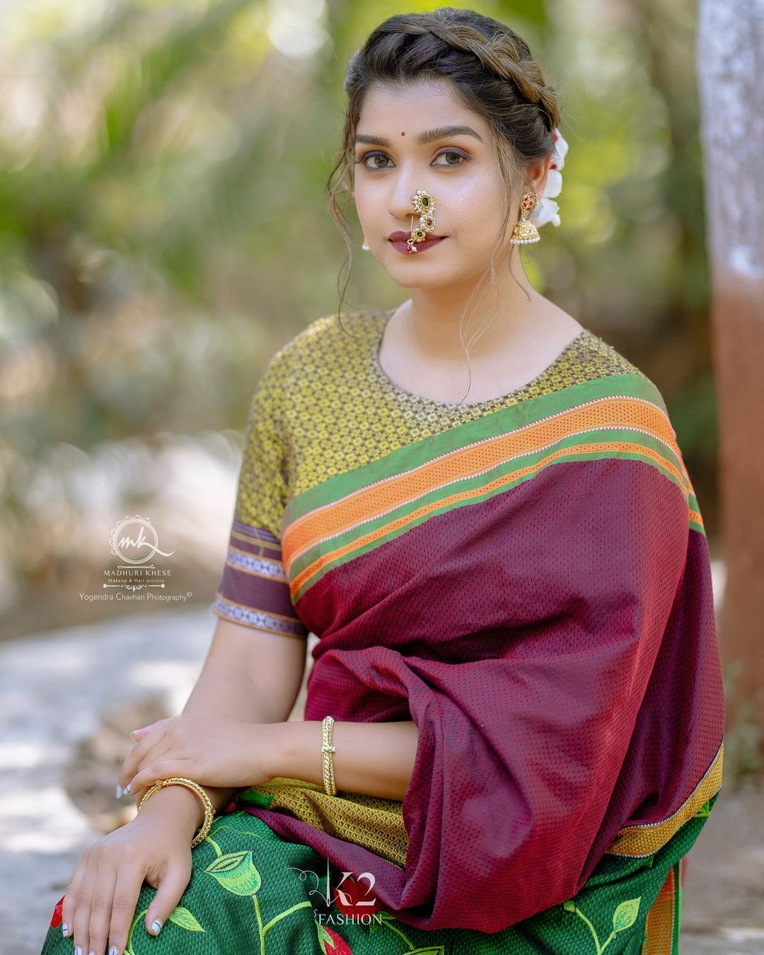 Rasika Sunil Khun Saree Photos