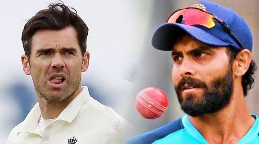 Ravindra Jadeja and James Anderson