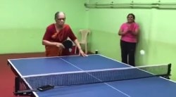 Video : ६९ वर्षांच्या ‘चिरतरुण’ टेबल टेनिसपटू! माजी खेळाडू सरस्वती राव यांचा व्हिडीओ पुन्हा एकदा व्हायरल