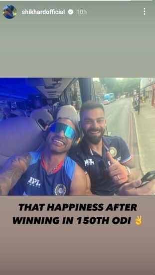 Shikhar Dhawan and Virat Kohli