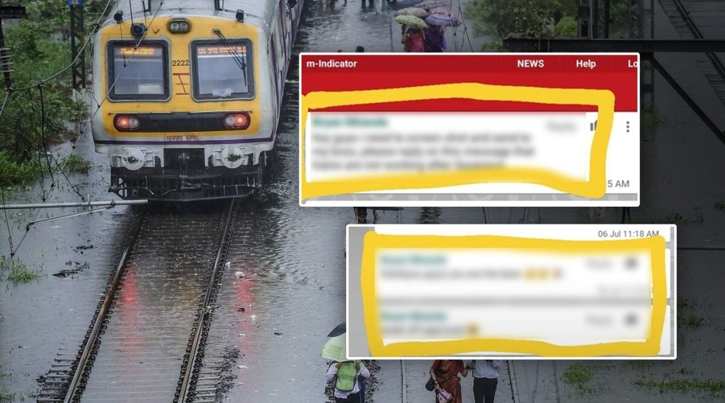 m-indicator chat a man get day off with the help of other commuters
