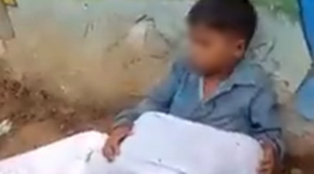 8 Year old Boy sits with body of 2 year old brother on road For Not Getting ambulance spb 94