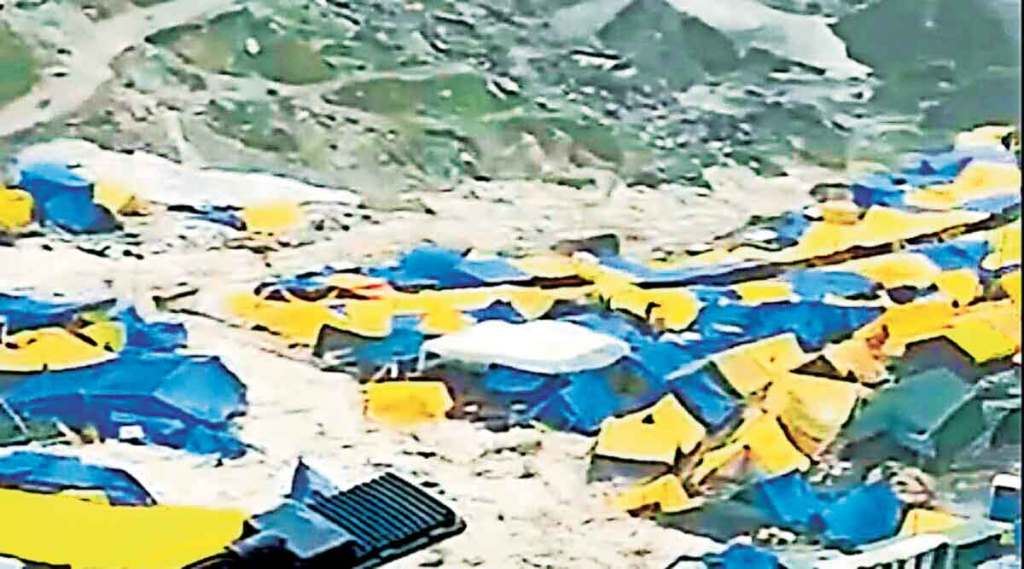 cloudburst near amarnath