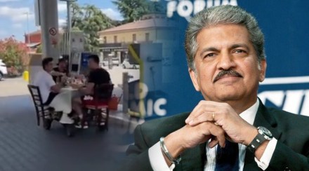 Anand Mahindra shared video of dining car is going viral