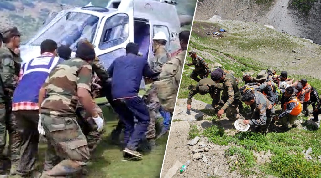 A person from Akola airlifted during amarnath yatra due to head injury and fracture