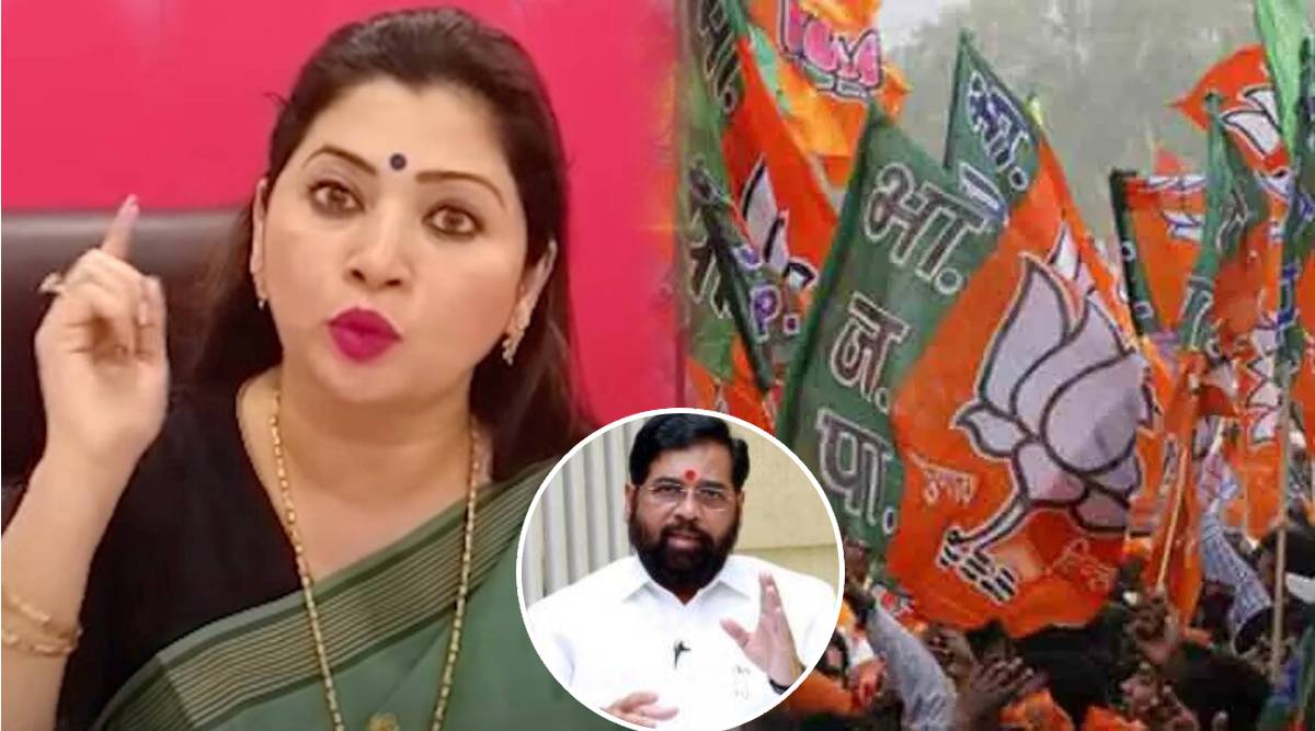 shivsena deepali sayed targets bjp cm eknath shinde uddhav thackeray