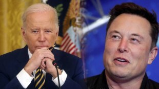 Elon Musk Joe Biden teleprompter