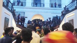 Violent mob captures president house Gotabaya Rajapaksa flees