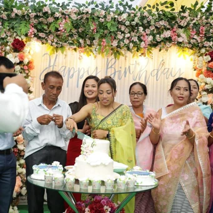  Mirabai Chanu celebrated her birthday 