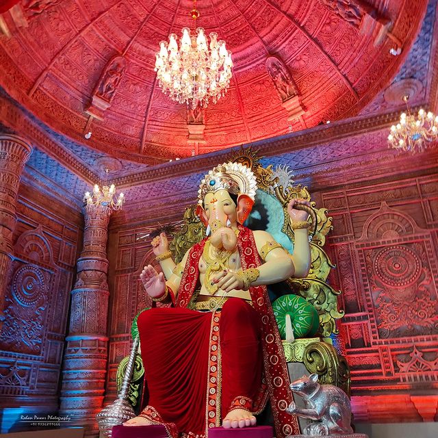 the appearance of the Lalbaugcha Raja has changed In the last 88 years