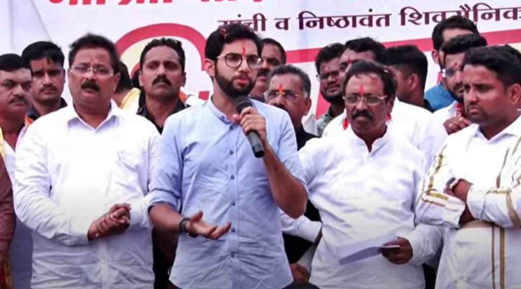 Aaditya Thackeray in Shiv Sanvad Yatra