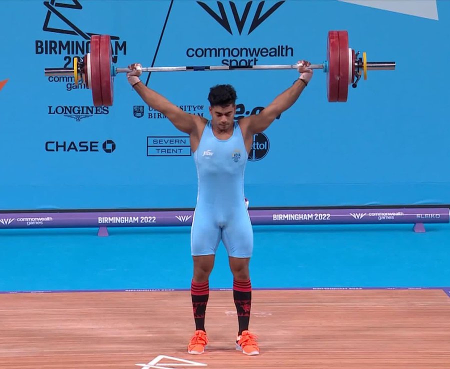 Gold medalist Achinta Sheuli