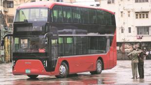electric double decker air conditioned bus