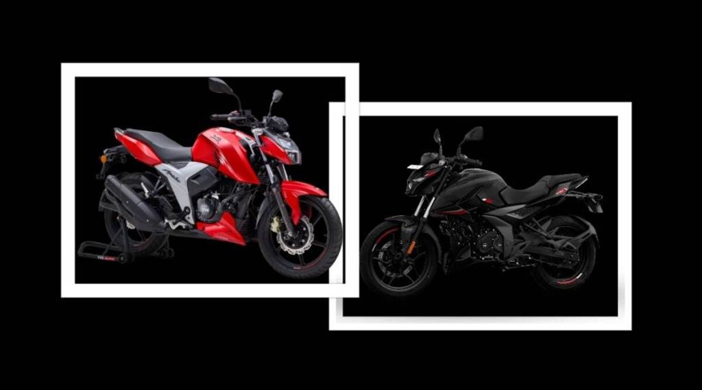 Bajaj-Pulsar-N160-vs-TVS-Apache-RTR160-4V