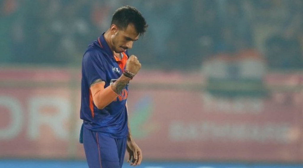 Yuzvendra Chahal at Chinnaswamy Stadium