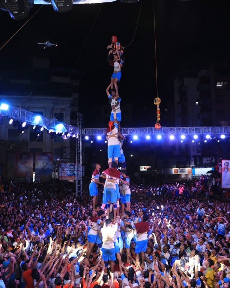 Dahi Handi 2022 Aaditya Thackeray Anand Dighe