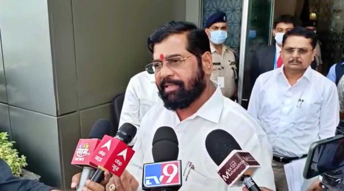 Eknath Shinde in Delhi