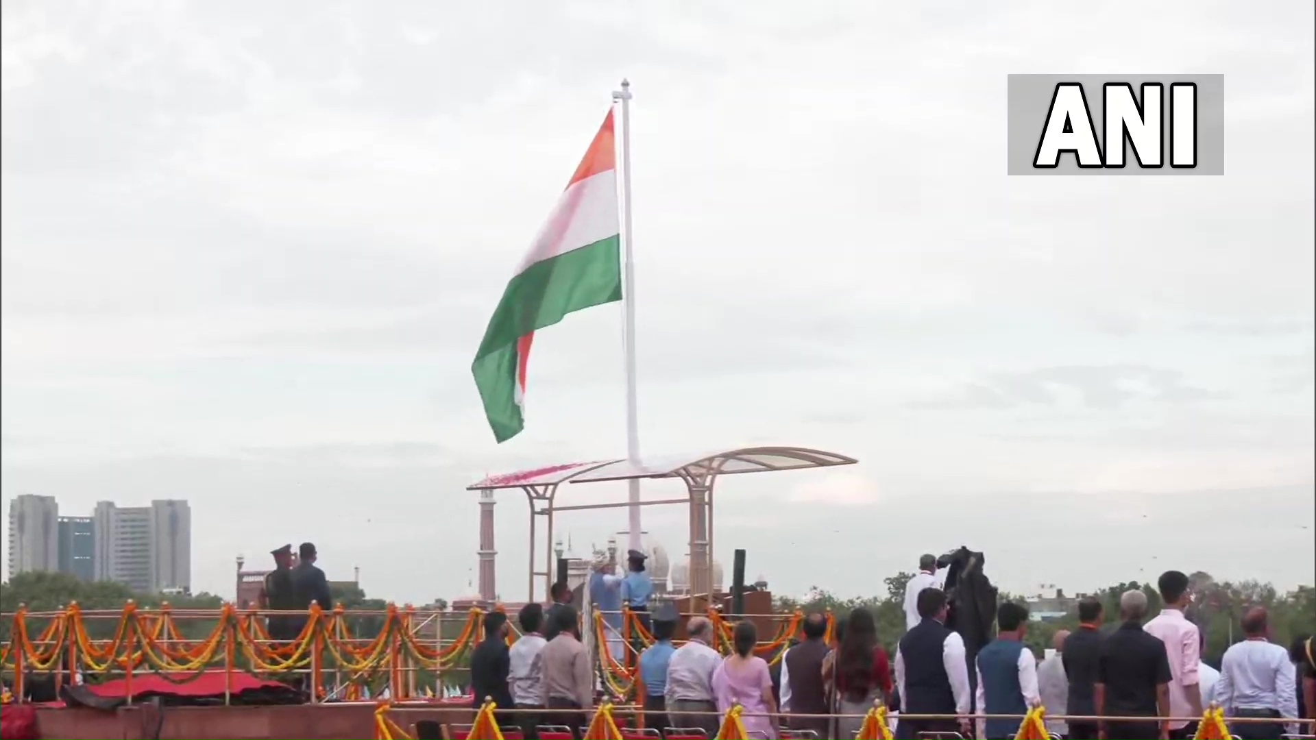 Independence Day 2022 celebration pm modi hoisted flag at red fort delhi