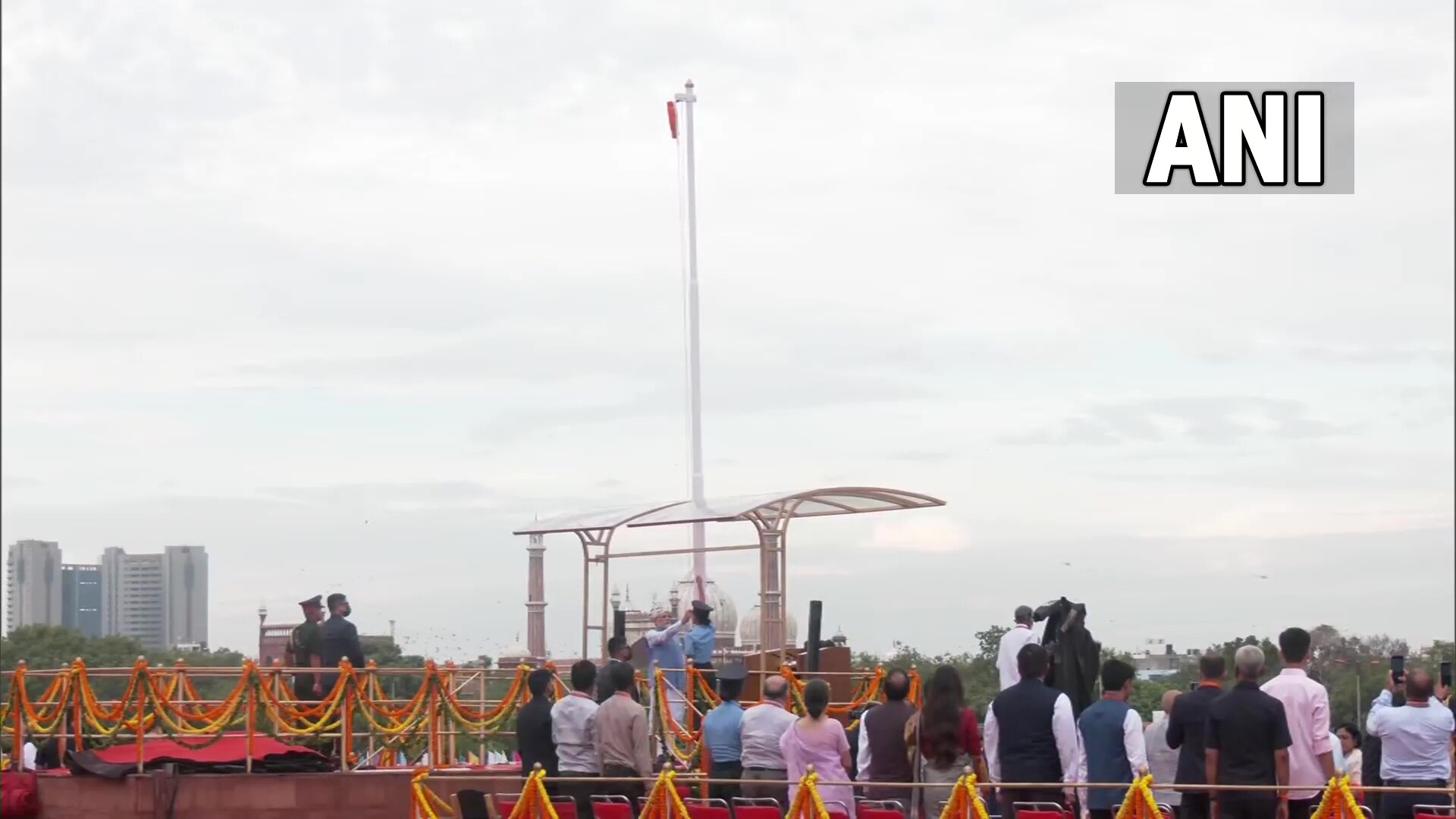 Independence Day 2022 celebration pm modi hoisted flag at red fort delhi